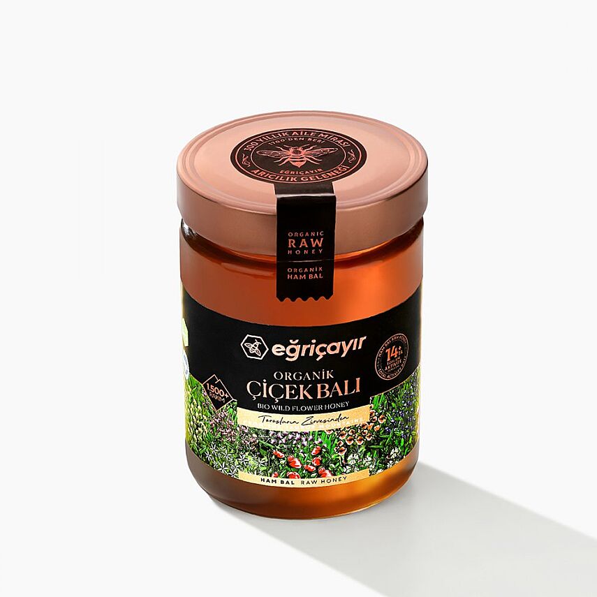 Eğriçayır Organik Çiçek Balı TA14+ (850 gr) - 3