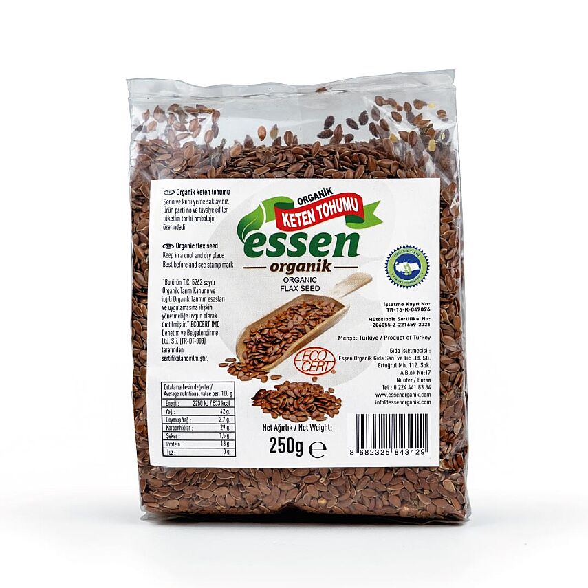 Essen Organik Keten Tohumu 250 Gr - 1