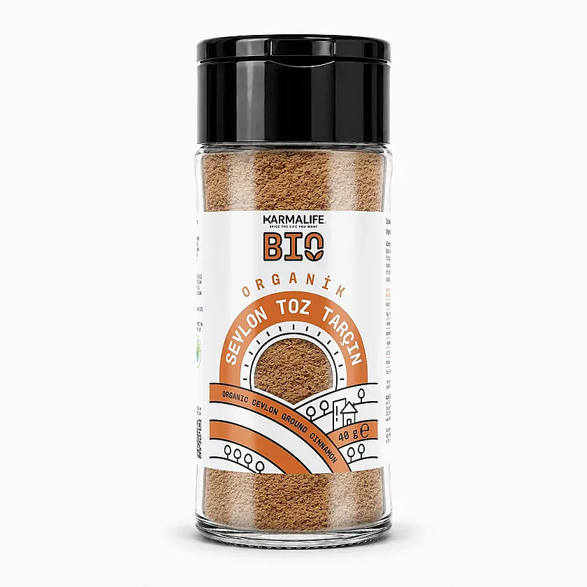 KarmaLife Bio Organik Seylon Toz Tarçın (40 gr) - 1
