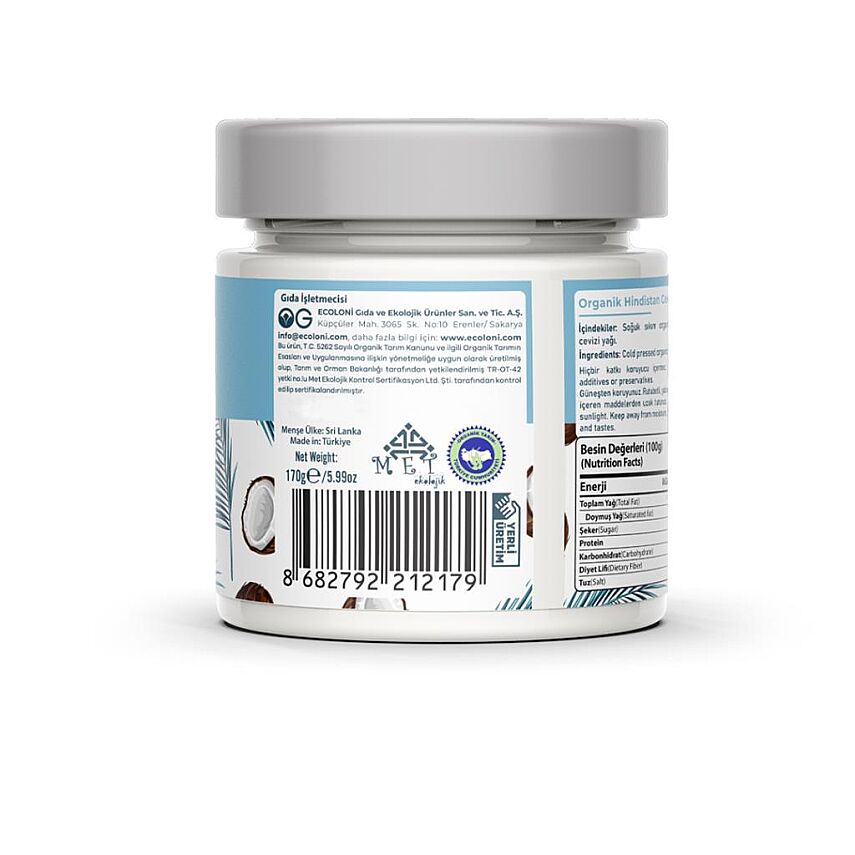 OG Natural Organik Hindistan Cevizi Yağı 170 Gr - 2
