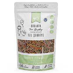 Og Natural Organik Karışık Sebzeli Tel Şehriye 180gr +8 Ay