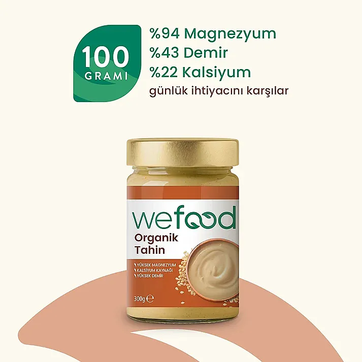Wefood Organik Tahin 300gr - 7