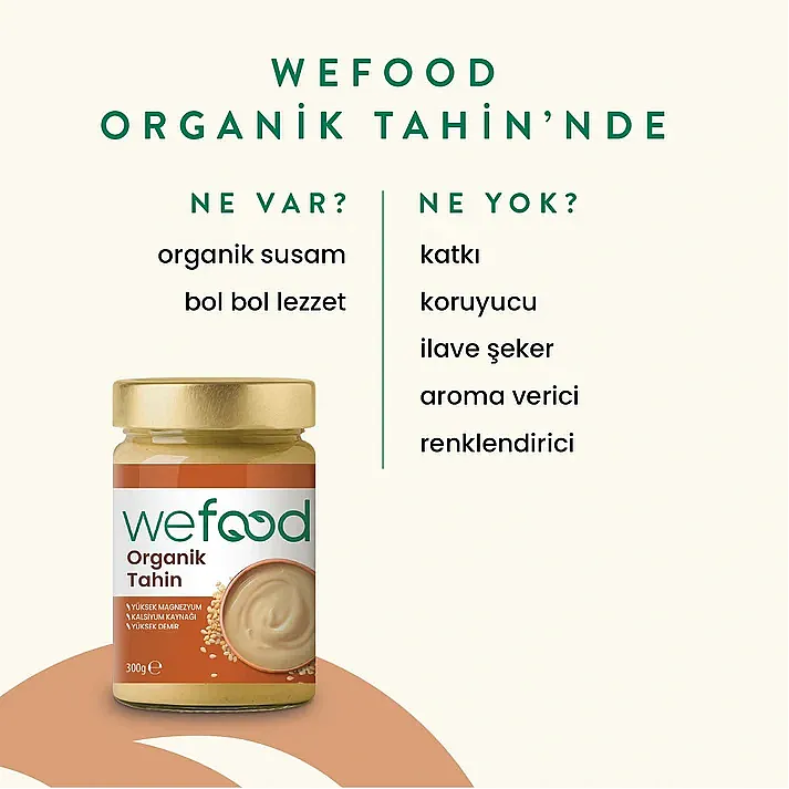 Wefood Organik Tahin 300gr - 4