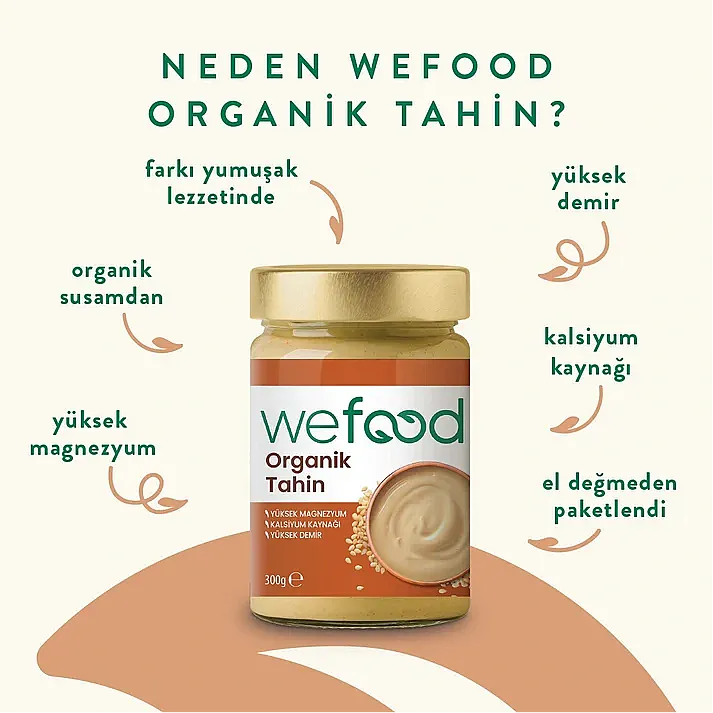 Wefood Organik Tahin 300gr - 3