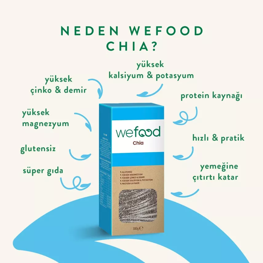 Wefood Siyah Chia (300 gr) - 4