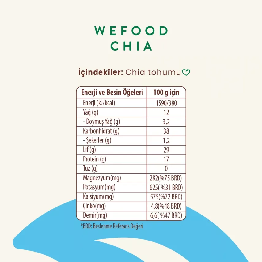 Wefood Siyah Chia (300 gr) - 5